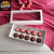 10 Caixas com berço para 10 brigadeiros - Branca - Altura 5,5cm - Tampa Visor Transparente - comprar online