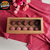 10 Caixas com berço para 10 brigadeiros - Kraft - Altura 5,5cm - Tampa Visor Transparente
