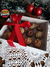 10 Caixas com berço para 12 brigadeiros branca- Tampa Transparente - GLPbox