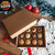 10 Caixas com berço para 12 brigadeiros Kraft - Tampa de papel