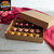 10 Caixas com berço para 15 brigadeiros Kraft - Tampa Papel