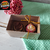 10 Caixas com berço para 2 brigadeiros - Kraft - Tampa transparente - altura 5,5cm - comprar online
