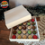 10 Caixas com berço para 25 brigadeiros branca - Tampa de Papel