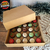 10 Caixas com berço para 25 brigadeiros kraft - Tampa de Papel