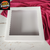 10 Caixas Multiuso 37x37x5,5cm Branca - Tampa Visor - cabe 100 caixetas