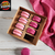 10 Caixas par 8 Macarons - Kraft - Tampa Transparente - GLPbox