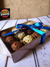 10 Caixas para 12 brigadeiros/bombons - Kraft - altura 3cm