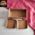 10 Caixas para 2 brownie - Kraft- Tampa Visor - comprar online