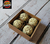 10 Caixas para 4 brigadeiros/bombons - Kraft - altura 3cm - comprar online
