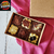 10 Caixas para 6 brownie, palha italiana, pão de mel - Kraft - Tampa de Papel na internet