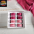 10 Caixas para 8 Macarons - Branca - Tampa Transparente