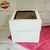 5 Caixas para bolo 26x26x24cm - Com Visor - dupla face