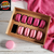 10 Caixas para 10 Macarons - Kraft - Altura 5cm - Tampa Transparente na internet