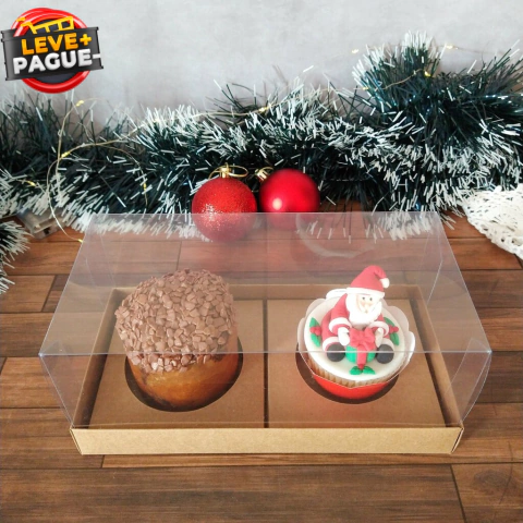 10 Caixas para combinações de mini panetones 80/100g - kraft