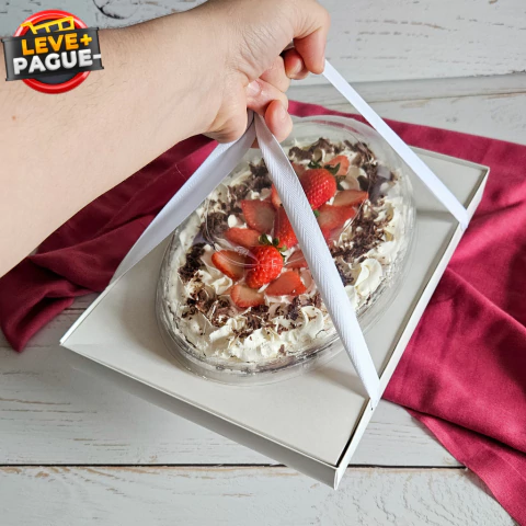 10 Caixas para Transporte de Travessa G34 - c/ alça