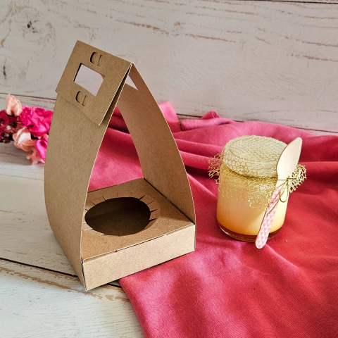 10 Mini Alças para potes 200g - cavidade de 6 a 8cm - Kraft - comprar online