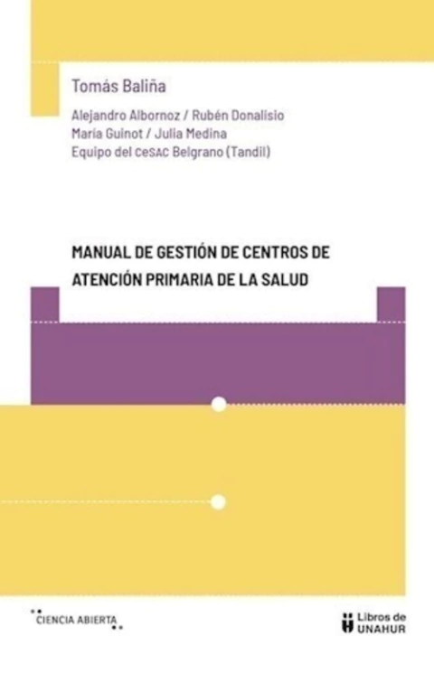 Manual de gestión de Centros de Atención Primaria de la Salud (CAPS)