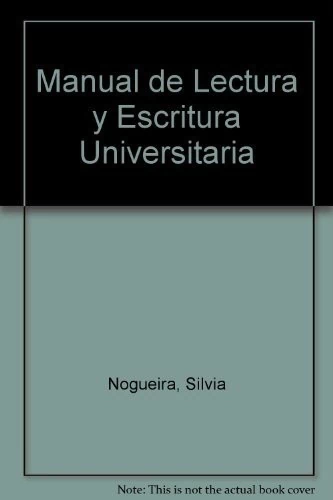 Manual de lectura y escritura universitarias