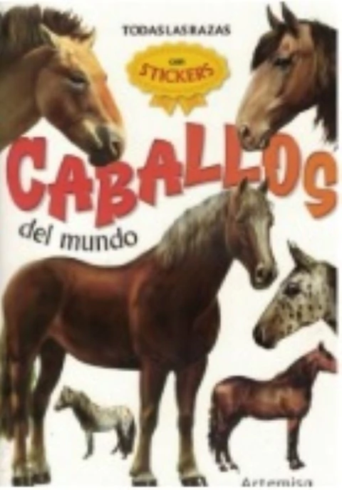 Caballos del mundo con stickers