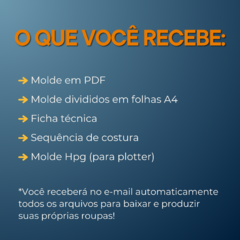 Molde Bermuda Essence - Jenifer Modelista