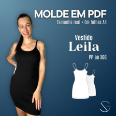 Molde Vestido Leila