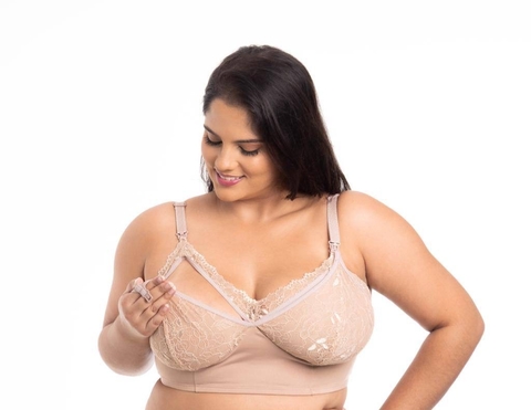 Sutiã de amamentação- nude (tamanho 52) - comprar online
