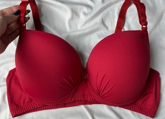 Sutiã de microfibra (tamanho 50, 52 e 56)- Vermelho