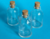 20 und vidro penicilina com rolha de cortiça 50ml