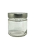 01 Pote de vidro pianezza para velas artesanais com tampa metal 210ml