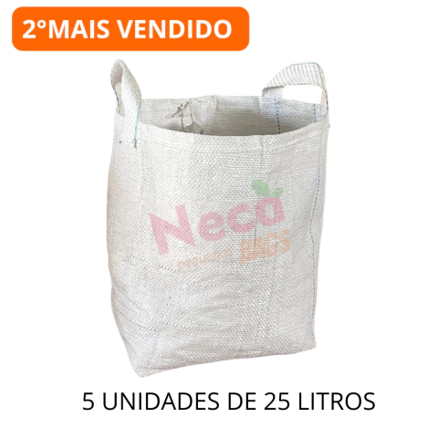 Pequeno bag 38x26x26 (25 litros) 5un - comprar online
