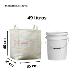kit 3 unidades ( 25 litros, 49 litros e 80 litros) na internet