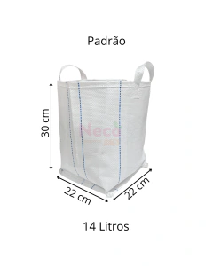 Bag Padrão 30x22x2x (14 Litros) 5 und - comprar online