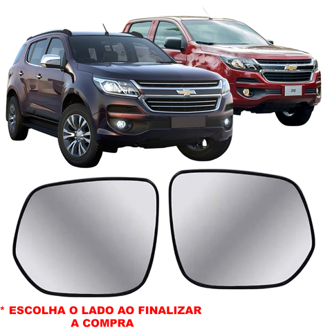 Lente Base Retrovisor S10/Trailblazer 2012 2013 2014 2015 2016 2017 2018 2019 elétrico Metagal - comprar online