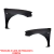 Paralama Audi A3 1996/2000 Com Furo - comprar online