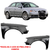 Paralama Audi A4 2005/2008