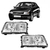 Farol Audi A3 1996 1997 1998 1999 2000 (Foco Duplo) - Depo