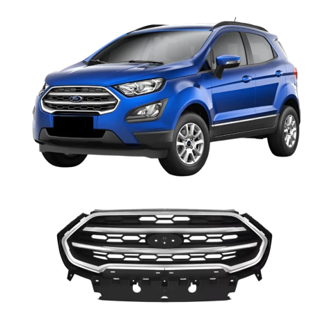 Grade Dianteira Ecosport 2018 2019 Com Friso Cromado - comprar online