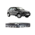 Grade De Radiador Palio 2004/2009 Cinza Com Moldura Cromada