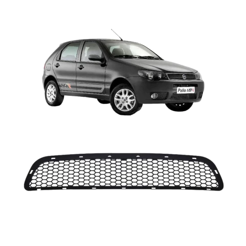 Grade De Parachoque Palio 2004/2009 Central Preta