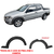 Moldura Paralama Strada Trekking 2013/2016 Traseiro Blawer