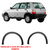 Moldura Paralama Uno Way 2006/2008 Traseiro Preta Texturizado Dts