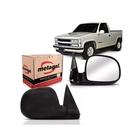 Retrovisor Silverado 1997/... Manual Metagal
