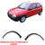 Moldura Paralama Corsa Wind Super 1994/1999 Dianteiro Cinza Texturizado Dts