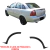 Moldura Paralama Corsa Sedan 2003/2012 Traseiro Liso Kj