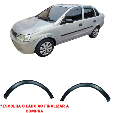 Moldura Paralama Corsa/Montana 2003/2012 Dianteiro Liso Loma