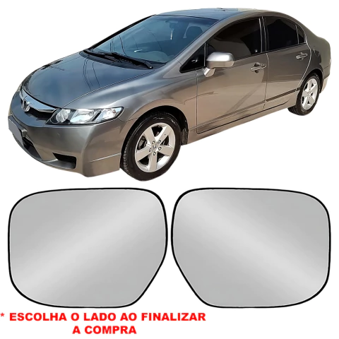 Subconjunto retrovisor Civic 2006 2007 2008 2009 2010 2011 METAGAL - comprar online