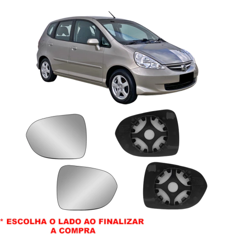 Subconjunto Retrovisor Fit 2003 2004 2005 2006 2007 2008 Ficosa Original