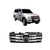 Grade De Radiador Pajero 2007 Cinza Com Moldura Cromada