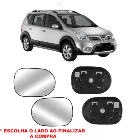 Subconjunto Retrovisor Livina 2009 2010 2011 2012 2013 2014 Ficosa Original