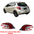 Lanterna Peugeot 208 2013/2016 Traseiro Cristal Com Led Fitam